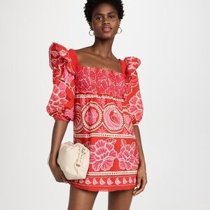 FARM Rio Summer Sunrise Mini Dress